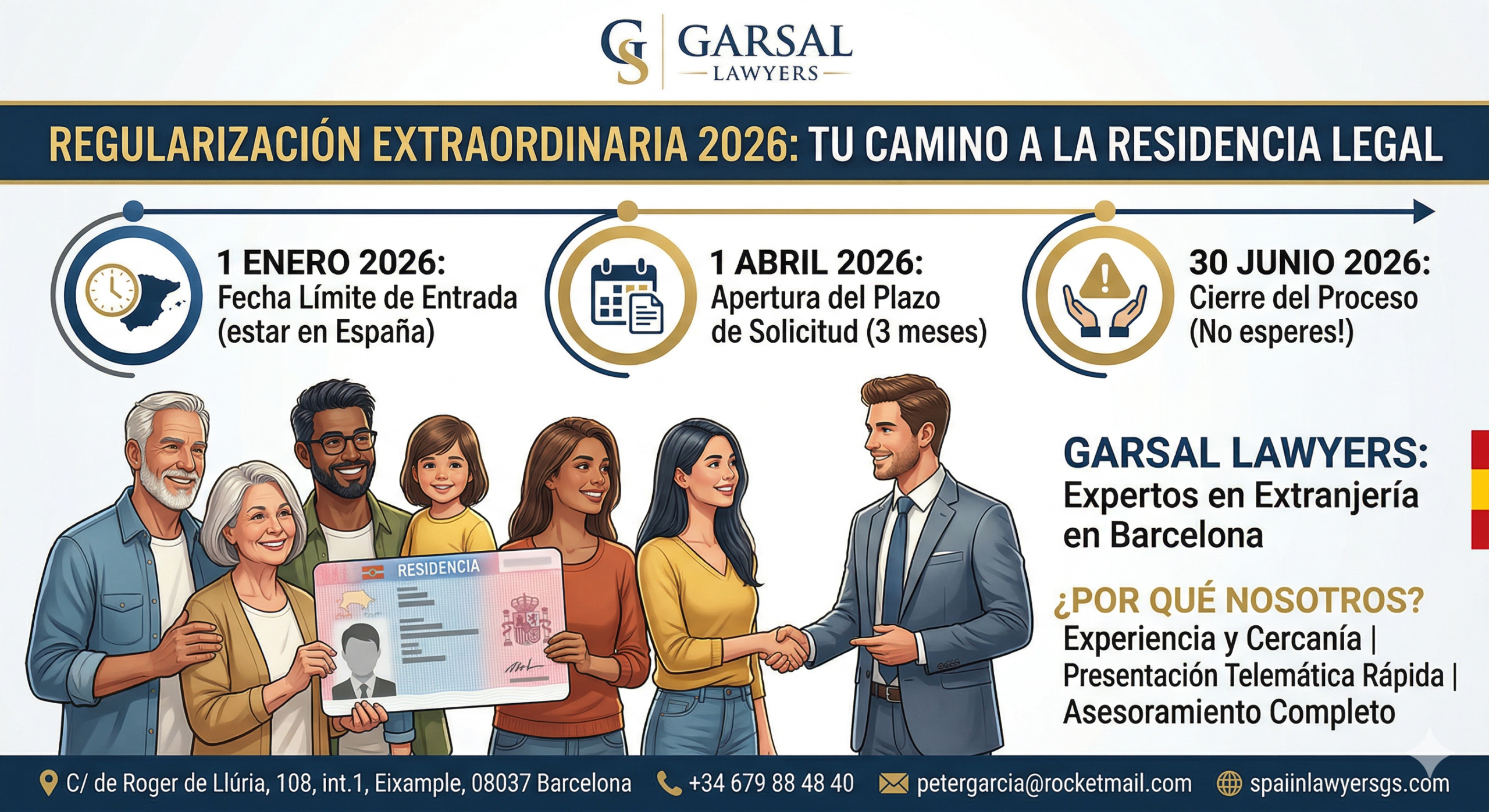 Tu oportunidad para residir legalmente en España